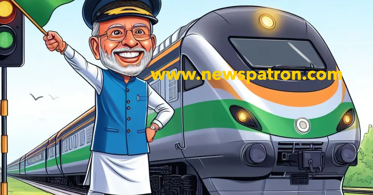 Prime Minister Narendra Modi flagging off Vande Bharat Sleeper train