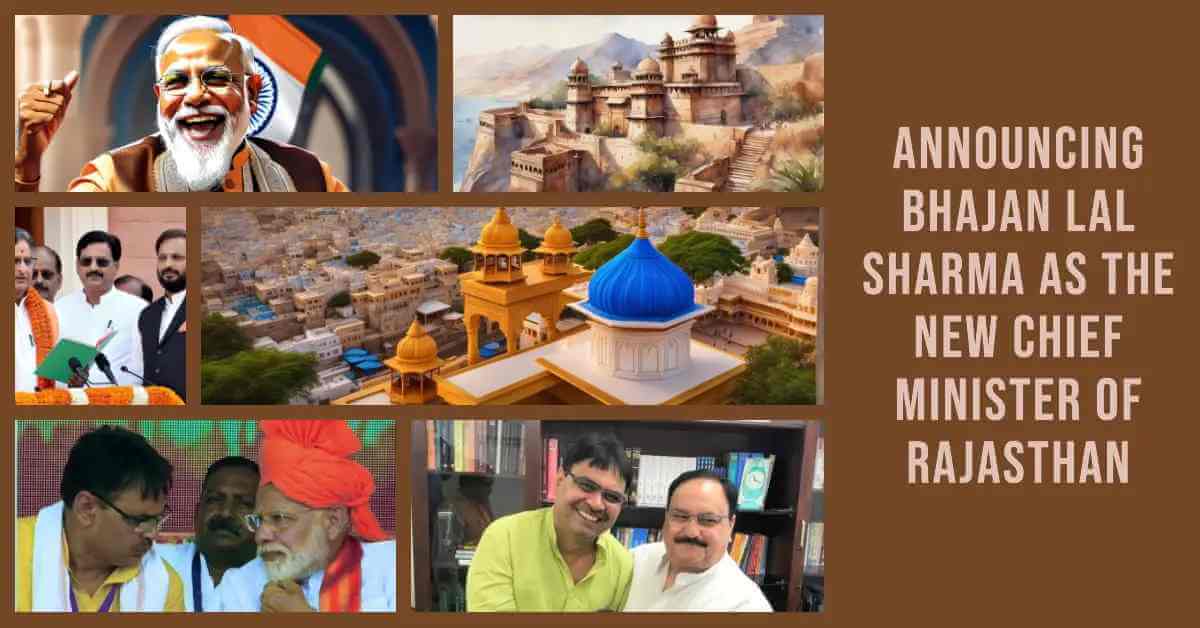 Bhajan Lal Sharma: From Humble Beginnings to Rajasthan CM