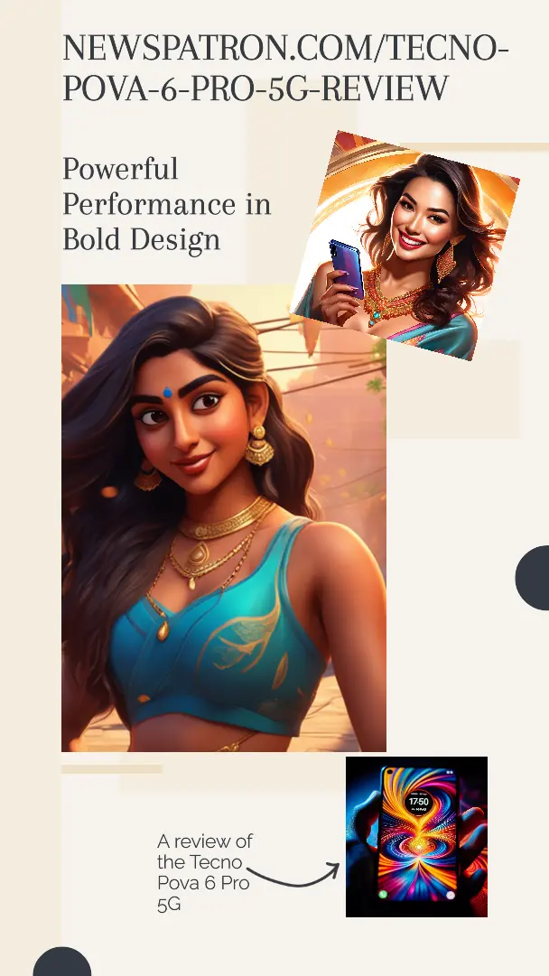 Tecno Pova 6 Pro 5G review – illuminated back panel design Tecno Pova 6 Pro 5G Review