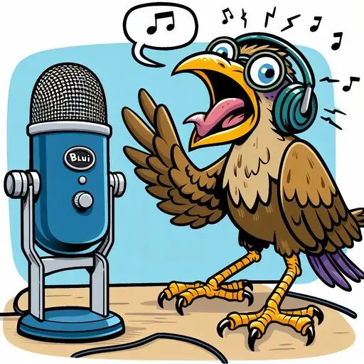 Collage showcasing the Blue Yeti microphone's versatility. Blue yeti microphone review.