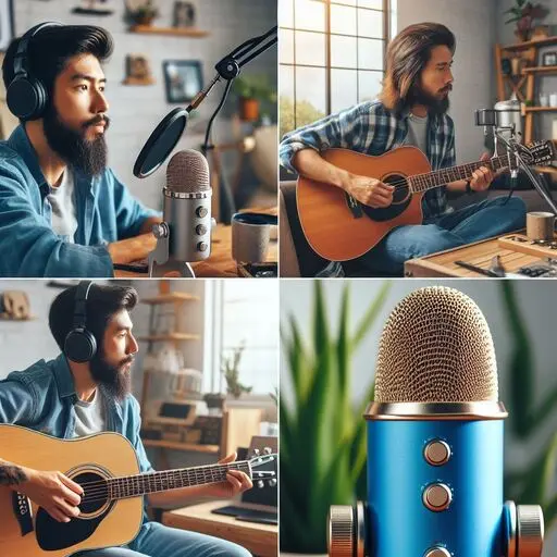 Blue Yeti microphone used for podcasting, streaming, music, and virtual meetings. Blue yeti microphone review
