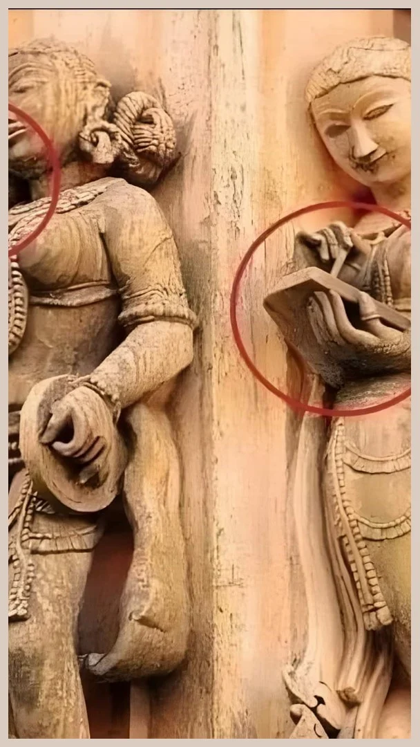An ancient manuscript or scroll of Durga Saptashati Benefits