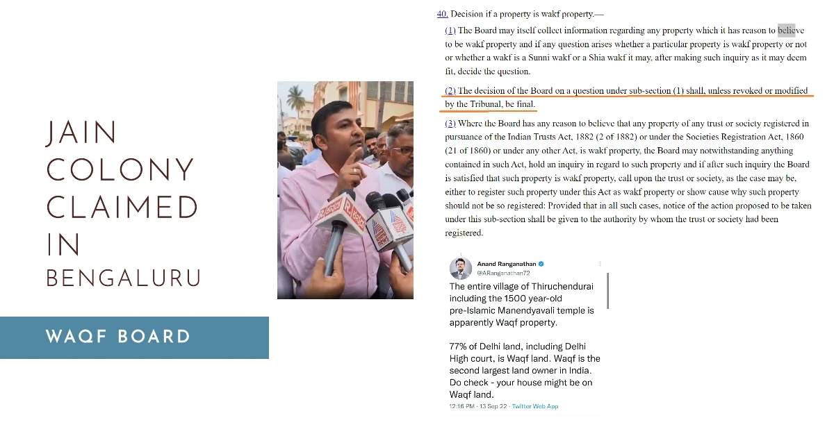 Waqf Board Land Grab Controversy Sparks Outrage Across India