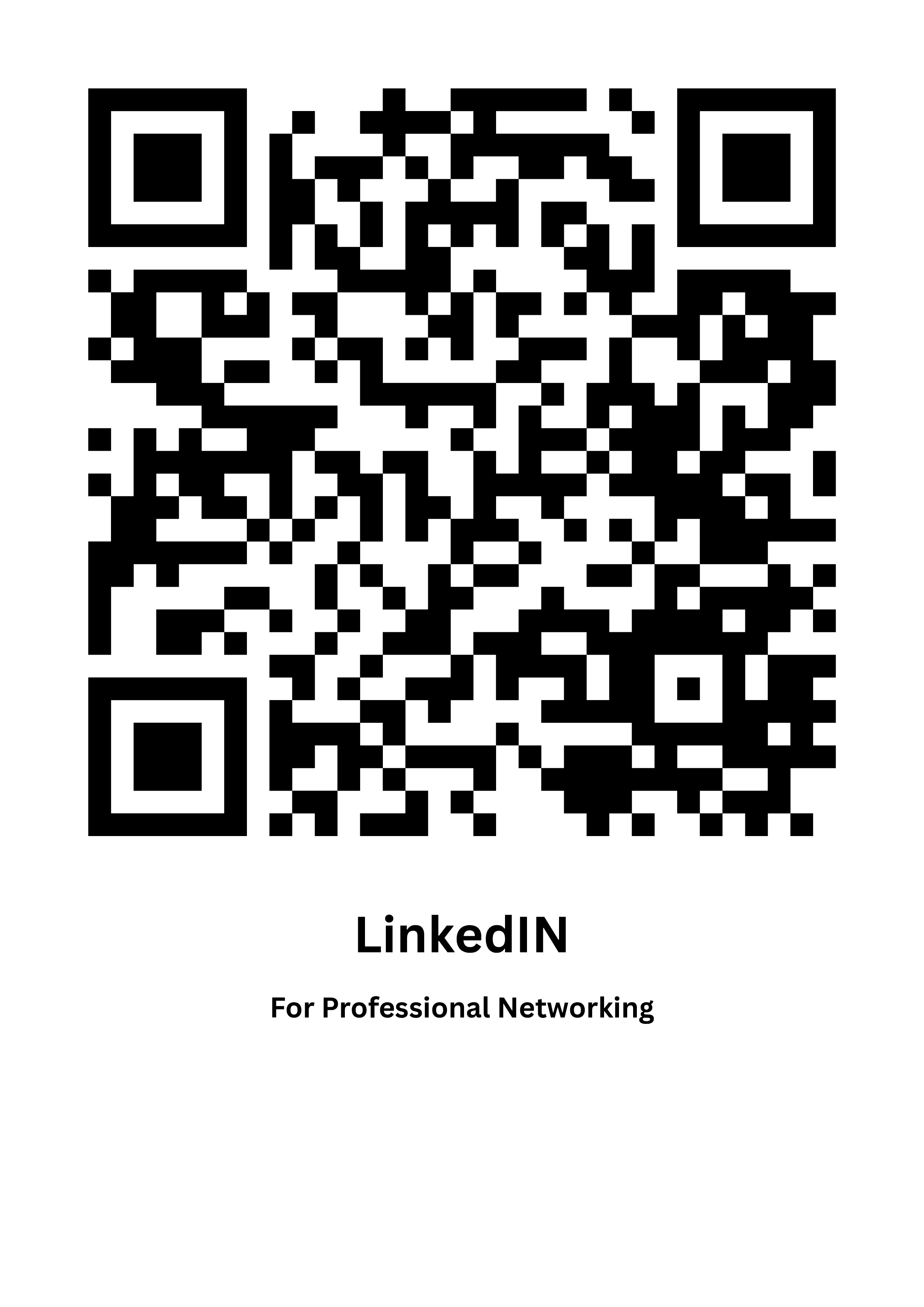LinkedIn Profile QR Code for accessing Amit Kumar's LinkedIn profile