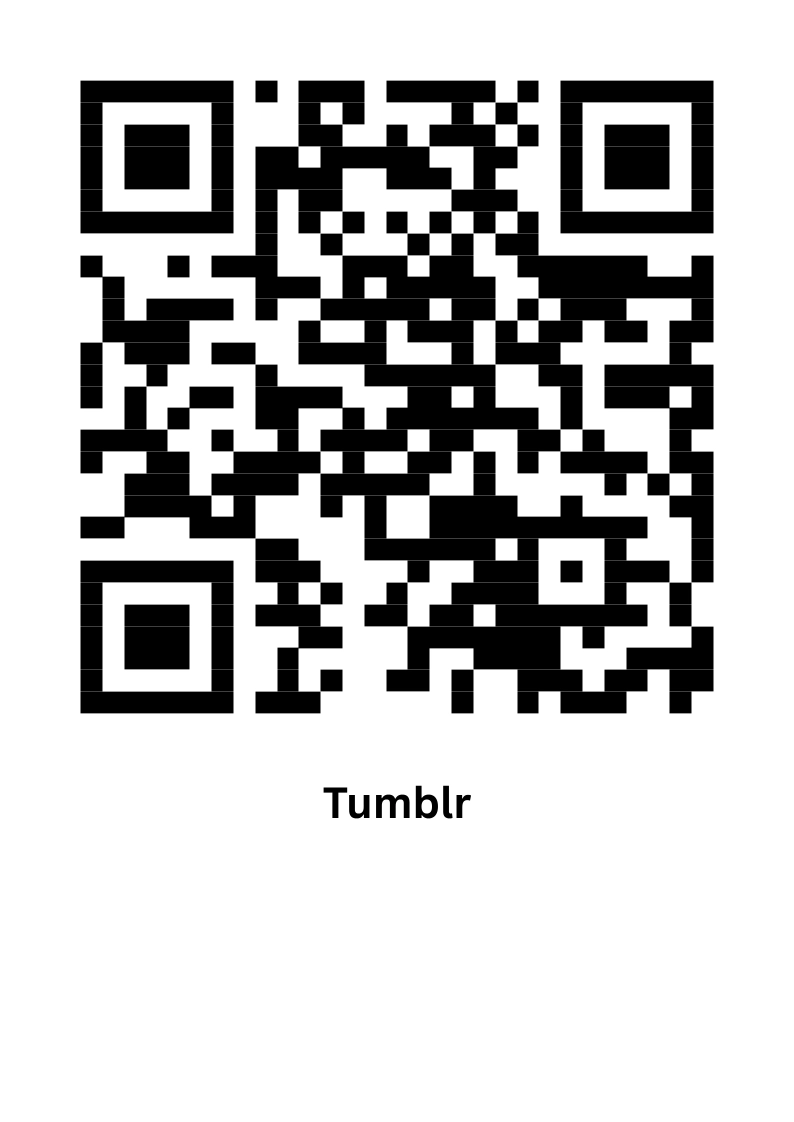 Newspatron Tumblr QR Code for easy access to Newspatron's Tumblr blog
