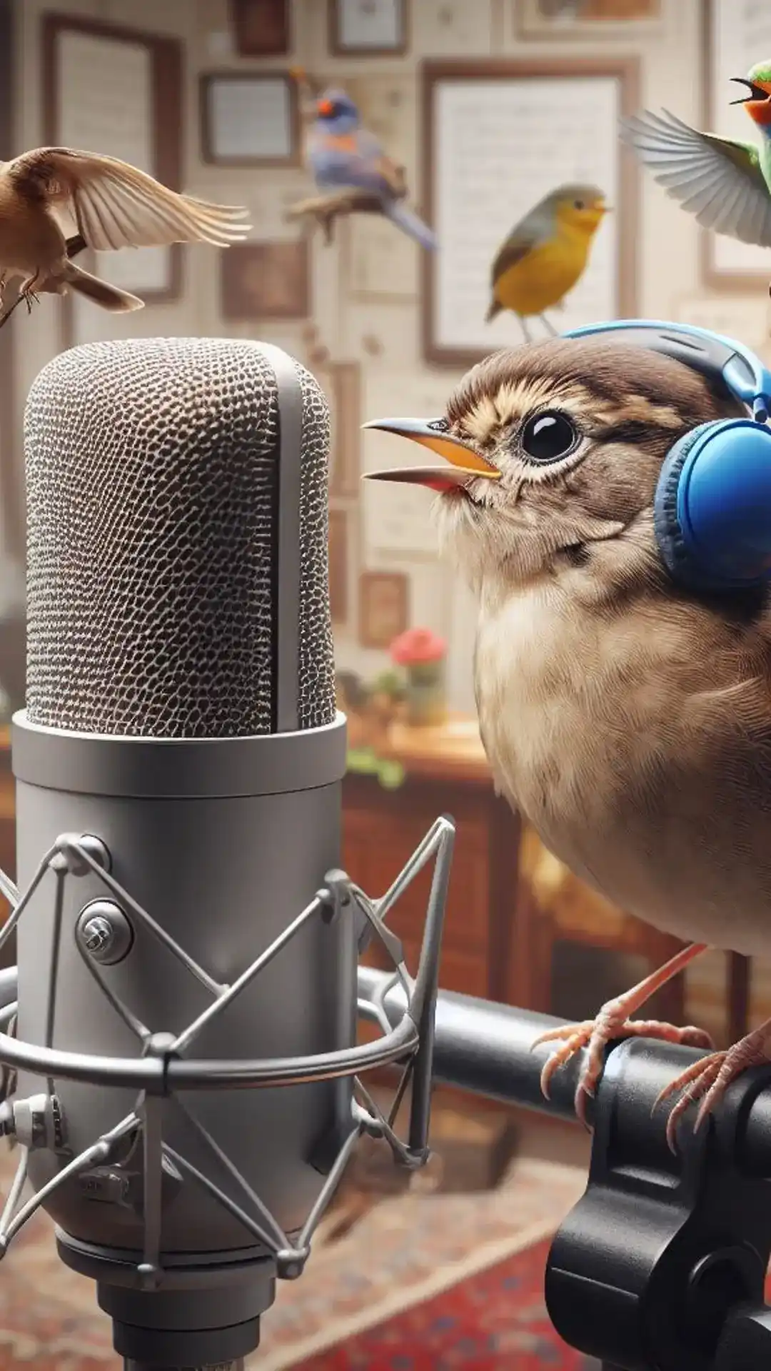 Collage showcasing the Blue Yeti microphone's versatility. Blue yeti microphone review.