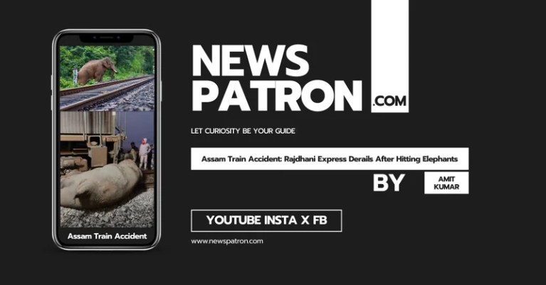 Assam Train Accident: Rajdhani Express Derails After Hitting Elephants