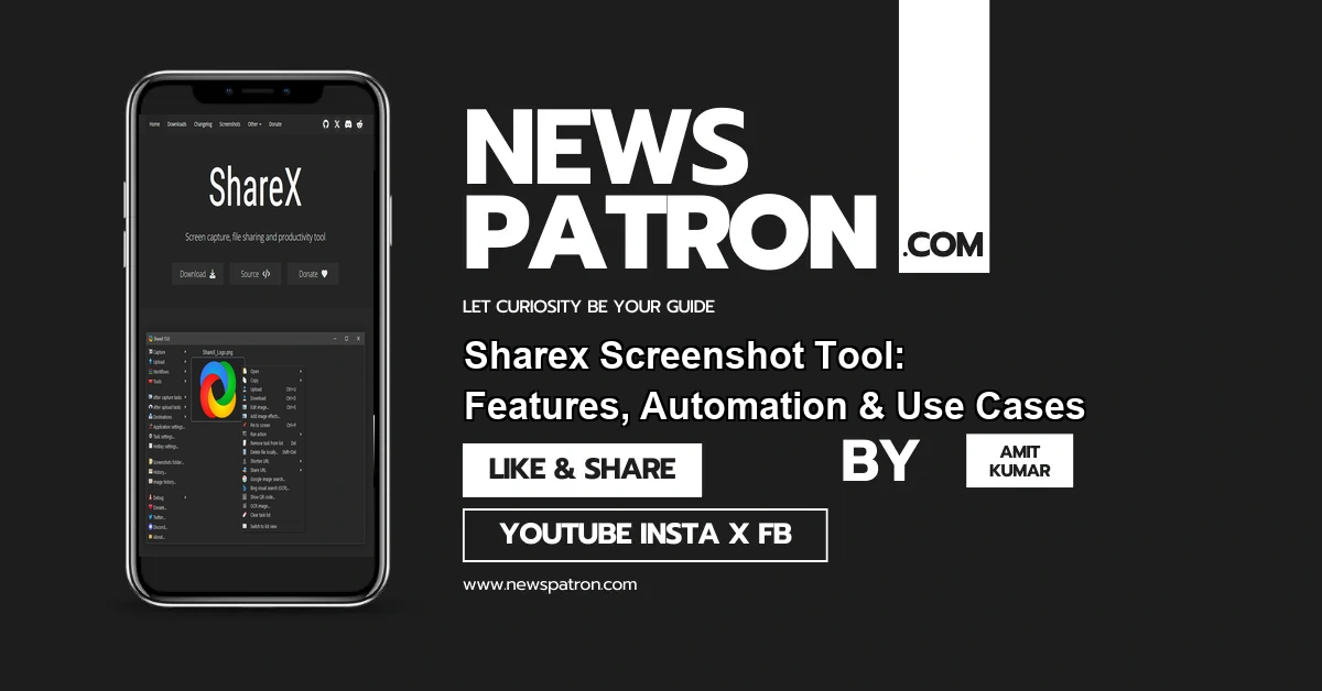 ShareX Screenshot Tool: Features, Automation & Use Cases