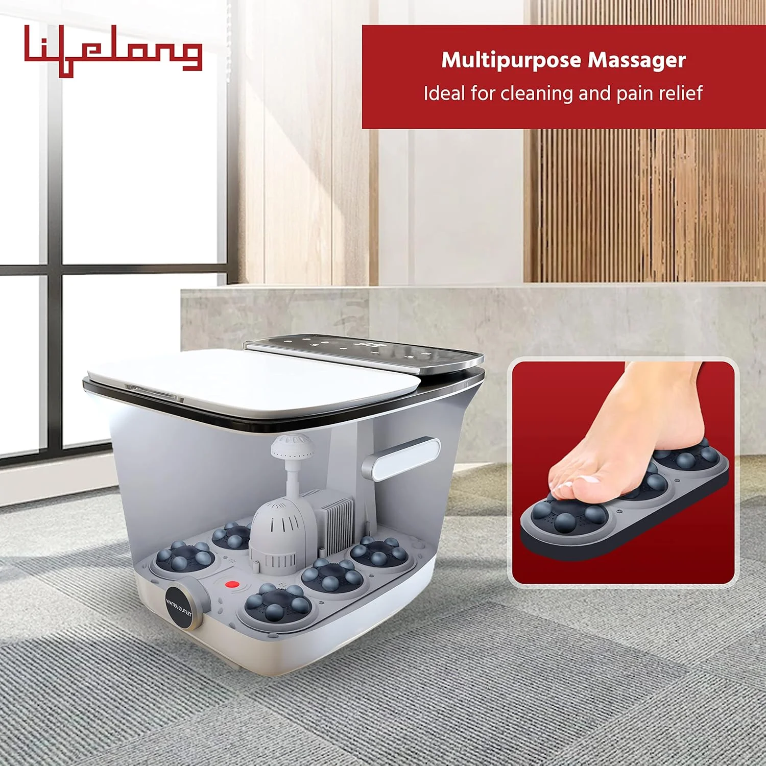 Lifelong auto foot spa detail view