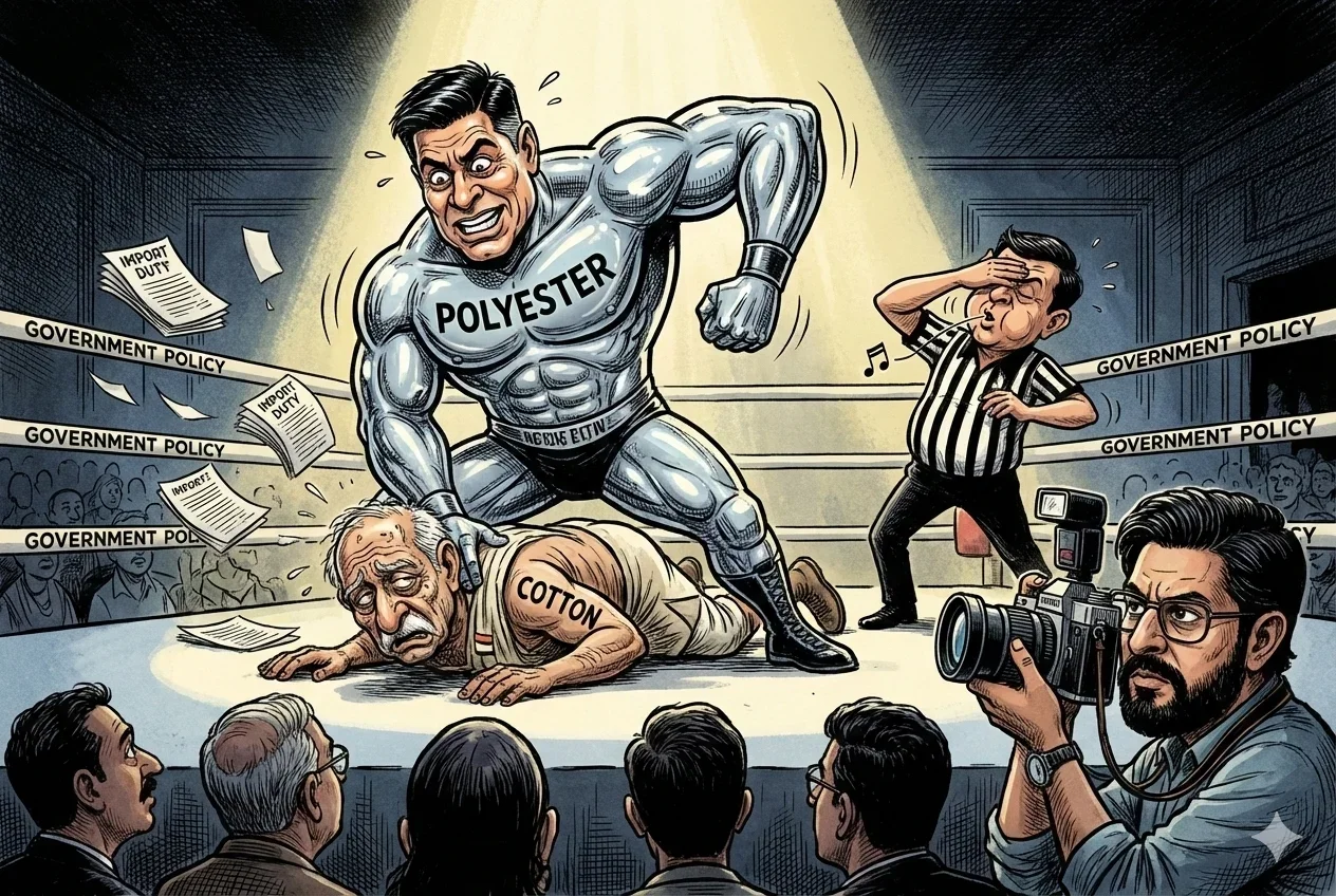 Cotton vs Polyester Industry