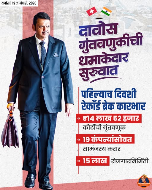 Devendra Fadnavis at Davos 2026