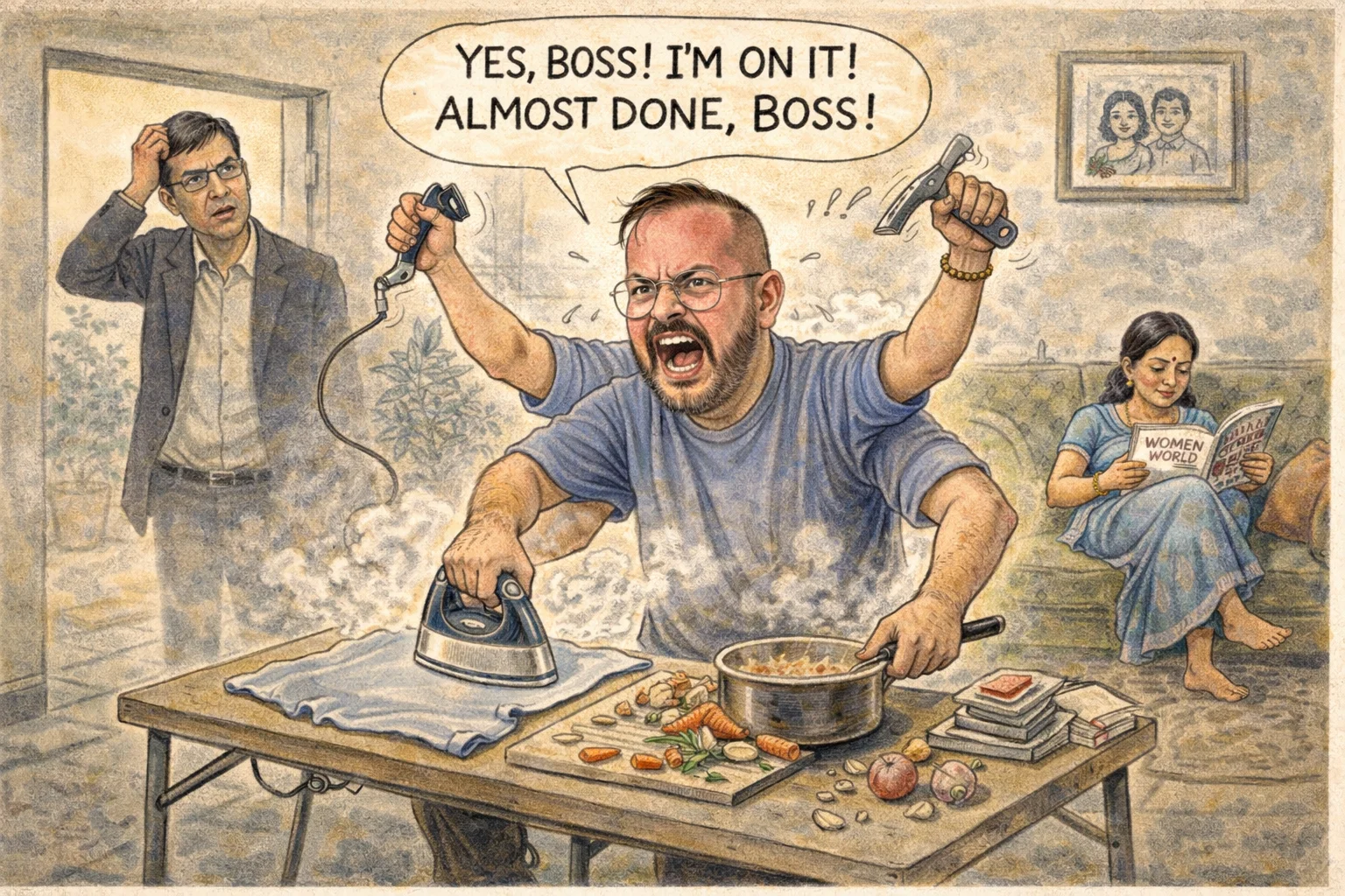 The ‘Manager Rage’ Cleaning Method: How to Turn Work Stress into a Happy Marriage