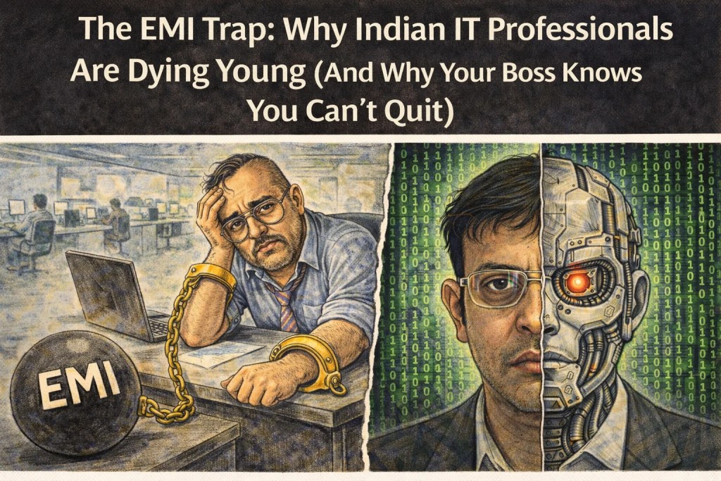 Your details in The EMI Trap: Why Indian IT Professionals Are Dying Young (And Why Your Boss Knows You Can’t Quit)