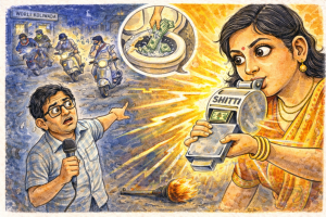 Whistle details in The Symbol is the Whistle, and His Daughter Just Blew It: Midnight Drama in Worli as Independent Candidate Exposes Alleged ‘Cash for Votes’