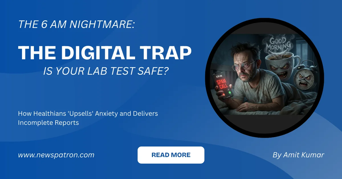 The 6 AM Nightmare: How Healthians ‘Upsells’ Anxiety and Delivers Incomplete Reports
