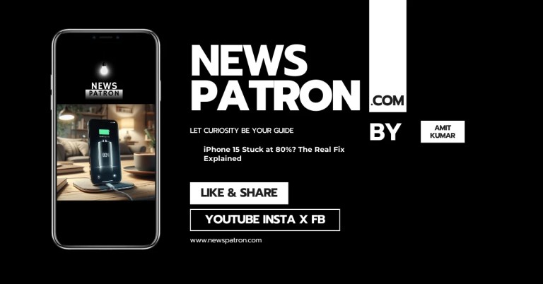 iPhone 15 Stuck at 80% Charging? Here is the Real Fix (It’s Not a Bug)