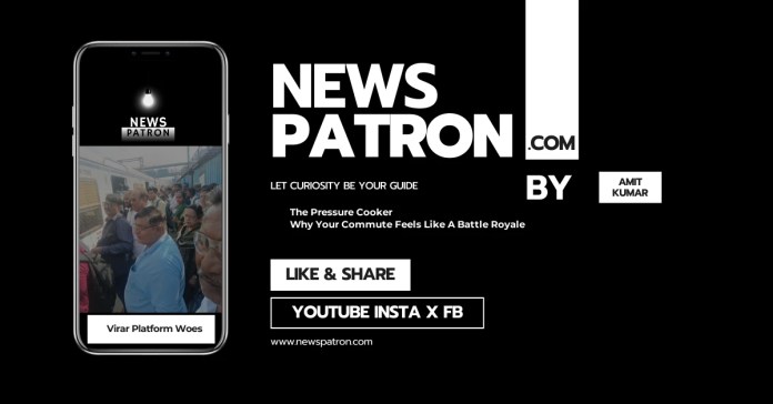 Mumbai Local Train Crowd Chaos