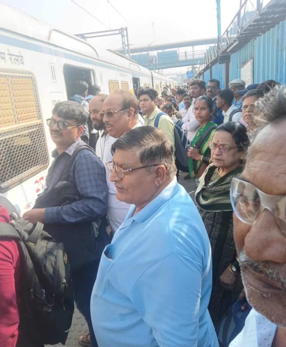 Virar Platform Construction Chaos