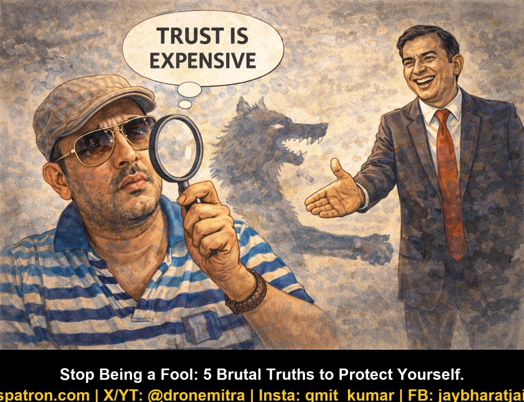 They details in Stop Being a Fool: 5 Brutal Psychological Truths You Need to Accept Today
