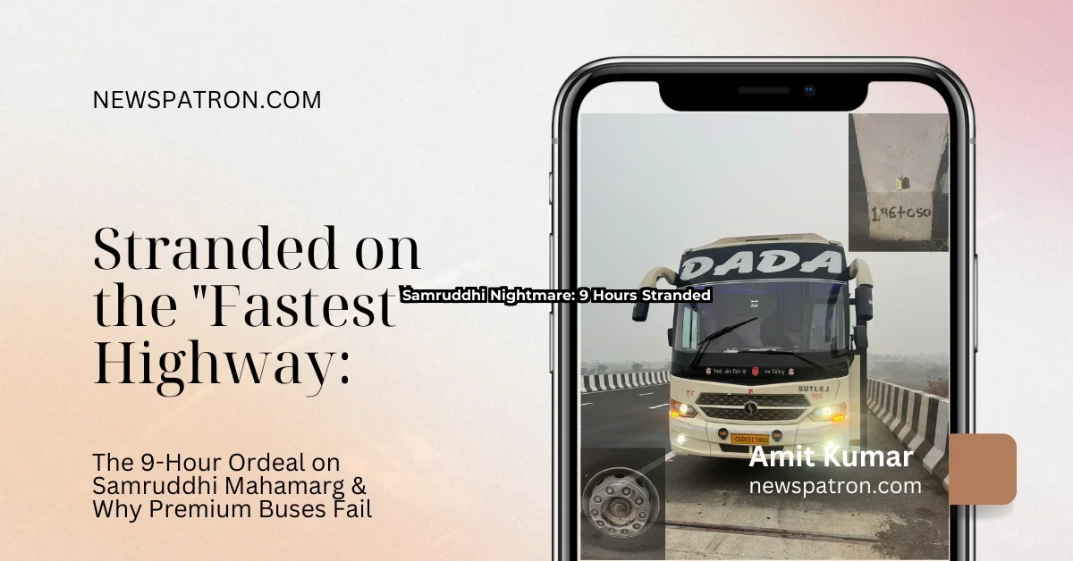 Stranded on the “Fastest” Highway: The 9-Hour Ordeal on Samruddhi Mahamarg