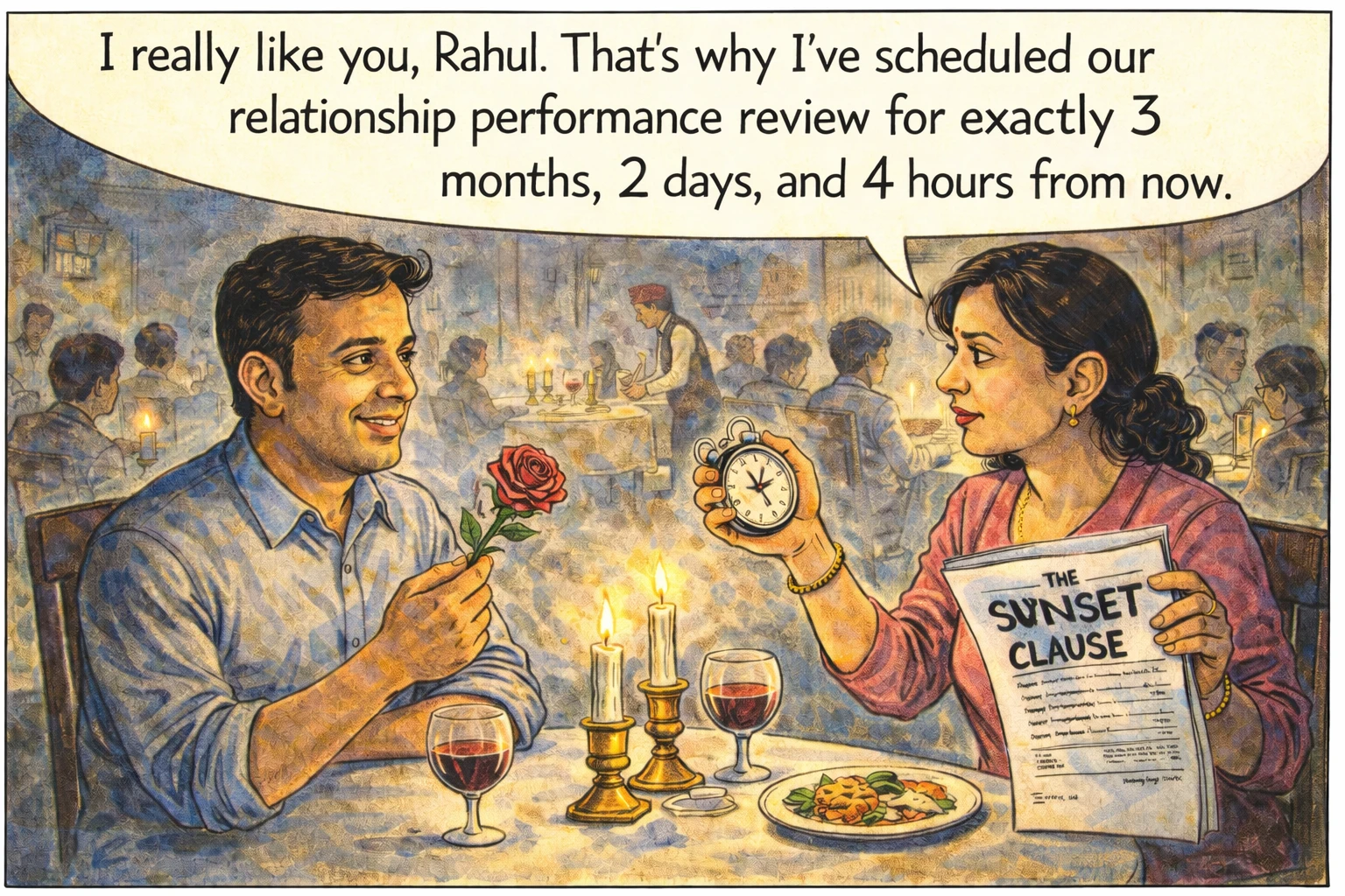 Ever Felt Stuck in a ‘Talking Phase’ That Never Ends? Why the ‘Sunset Clause’ is the Dating Revolution We Needed