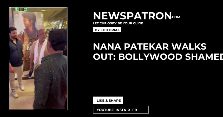 Nana Patekar Walks Out: A Slap to Bollywood’s “Fashionably Late” Culture