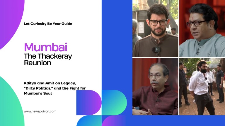 Thackeray details in The Thackeray Reunion: Aditya and Amit on Legacy, “Dirty Politics,” and the Fight for Mumbai’s Soul