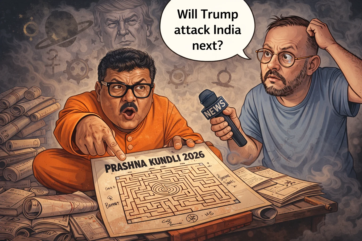 Trump vs. India? Decoding the Astrological “Chakravyuh” and the Threat from the West