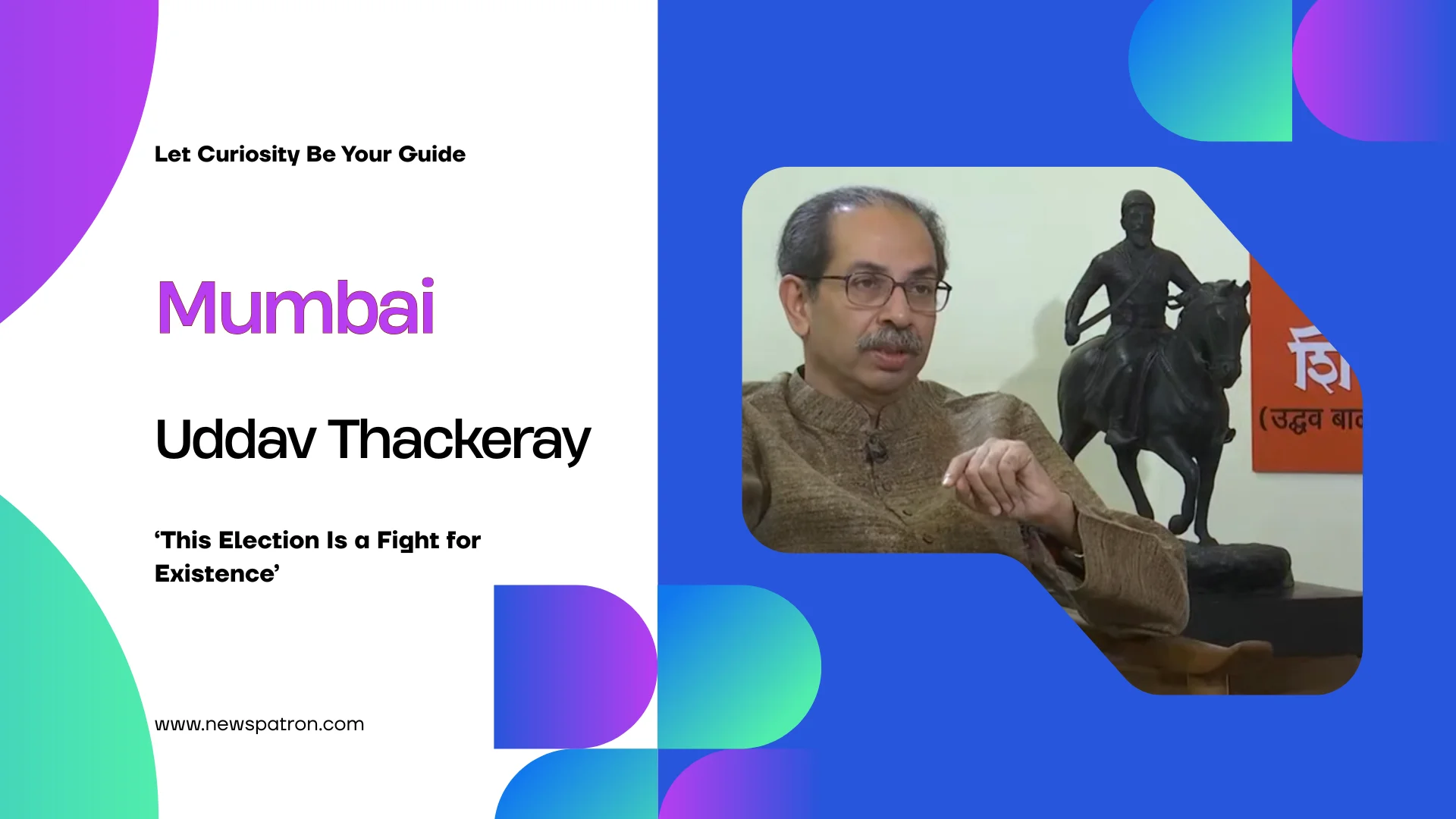 Uddhav Thackeray on Mumbai Tak: ‘This Election Is a Fight for Existence’