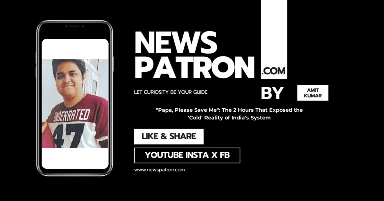 [UPDATE: Builder Arrested] “Papa, Please Save Me”: The 2 Hours That Exposed The ‘Cold’ Reality Of India’s System