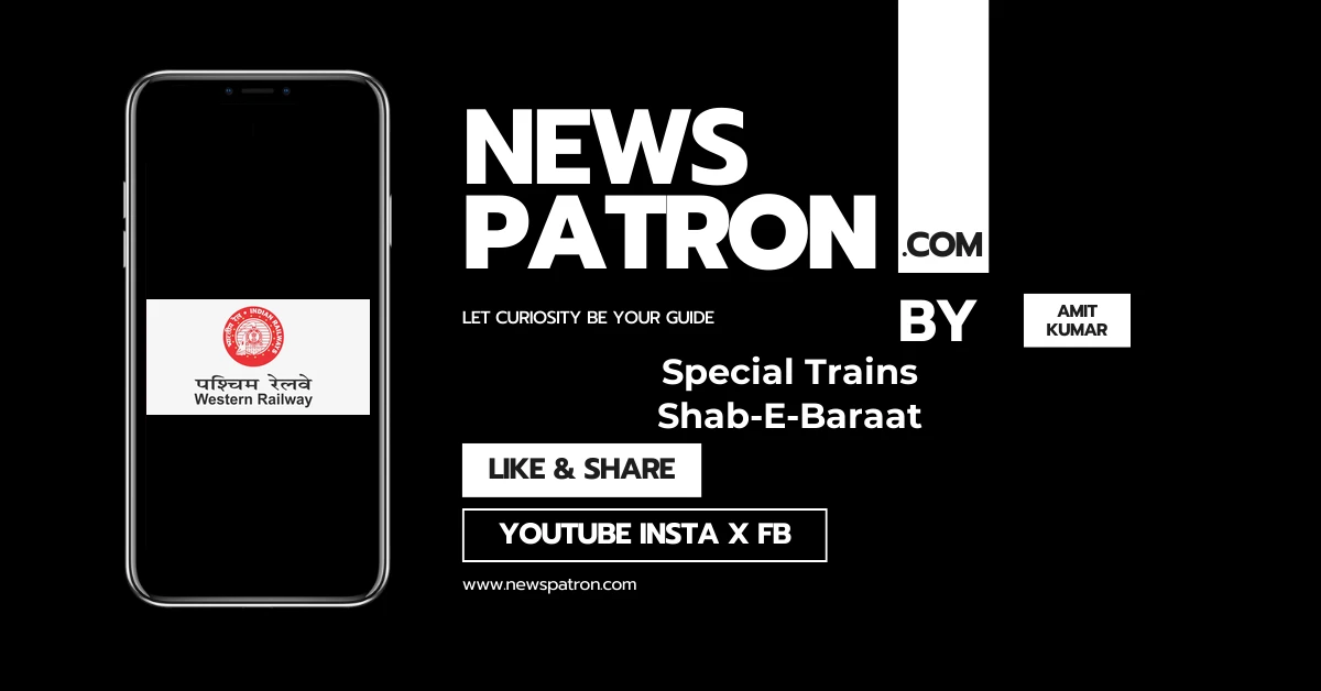 Shab-E-Baraat 2026: Western Railway Announces Special Night Trains for Mumbai (Full Timetable)