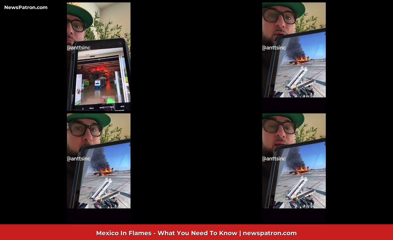 Mexico cartel narcobloqueos collage