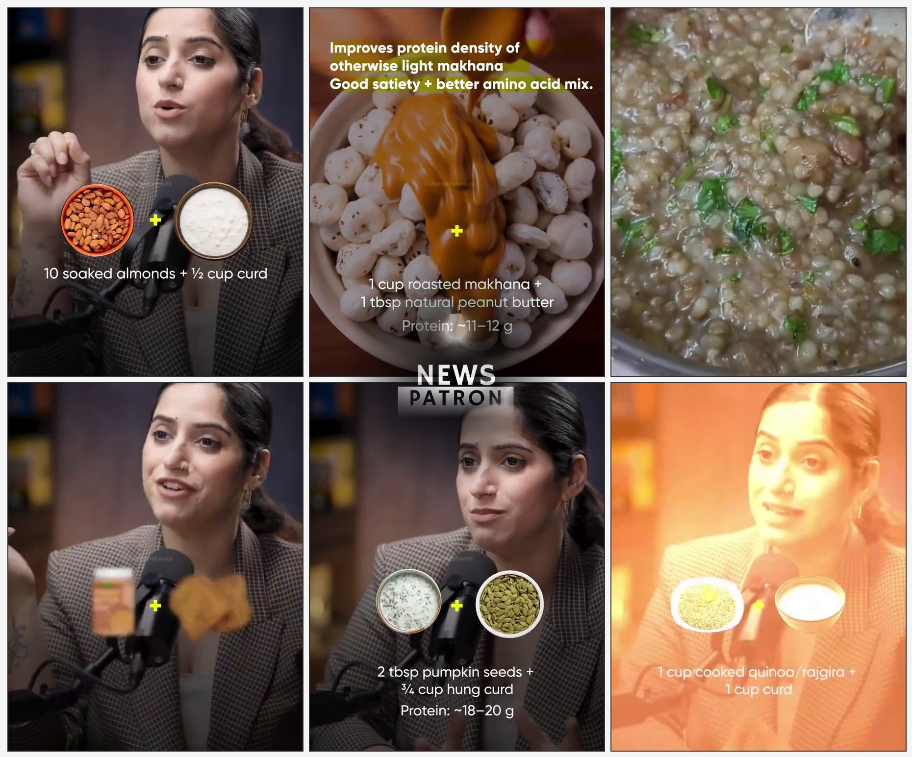 High protein vegetarian diet examples