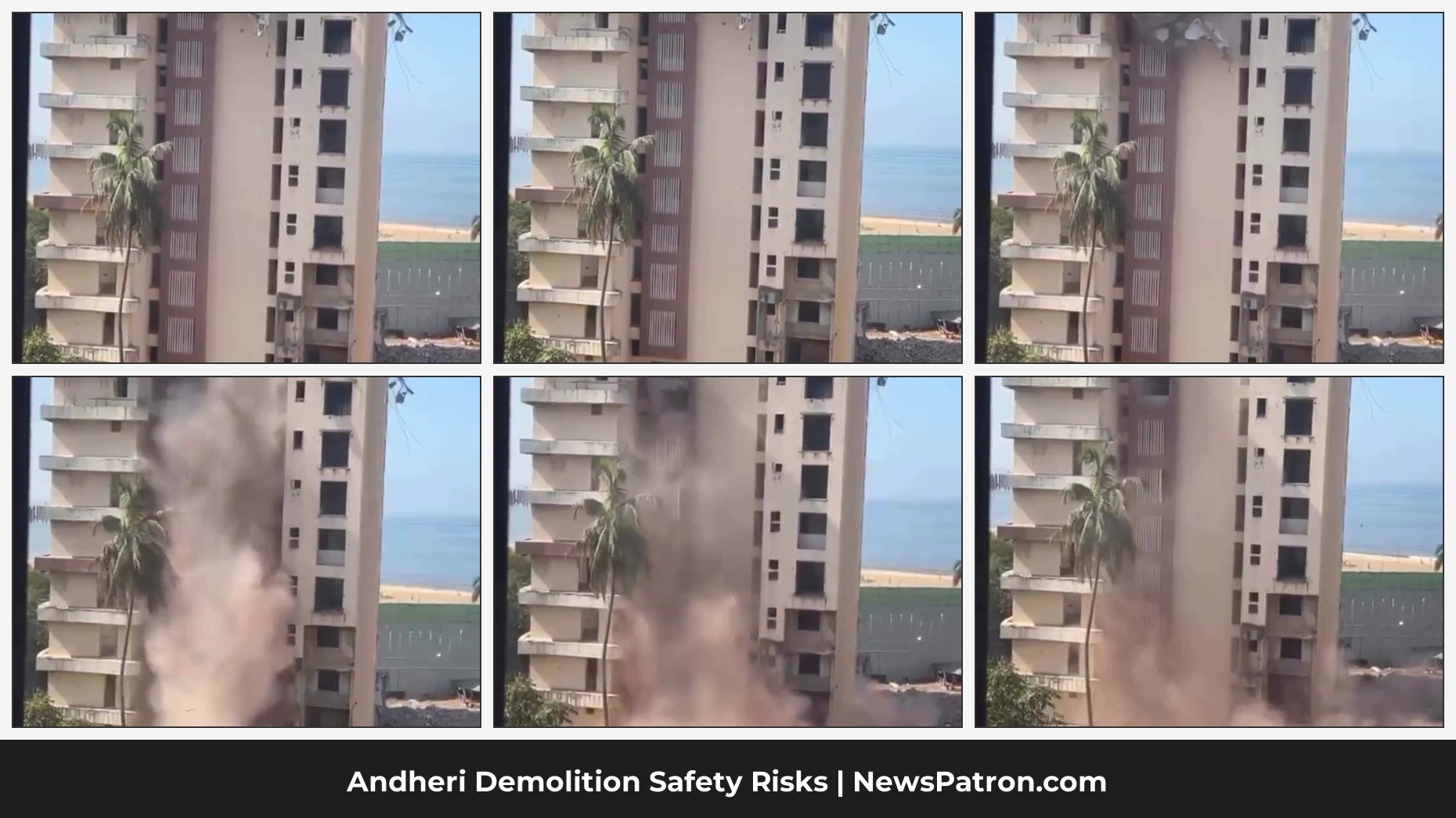 Mumbai building demolition safety violations