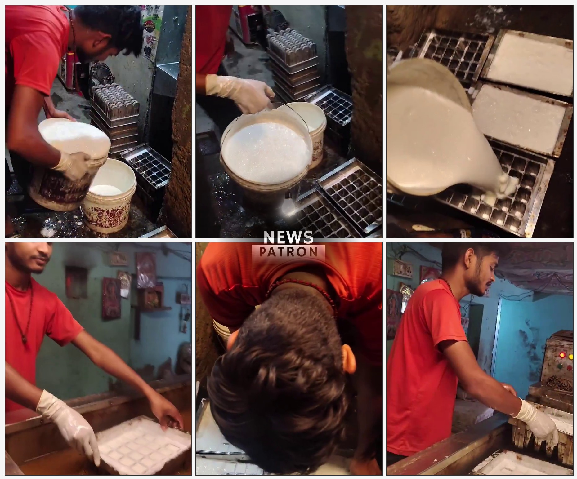 Unhygienic street food and kulfi