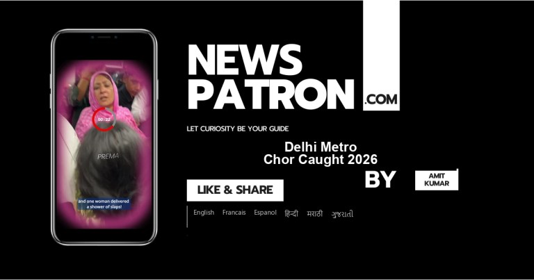 Watch: Alert Passenger Catches Young Thief Red-Handed Inside Delhi Metro