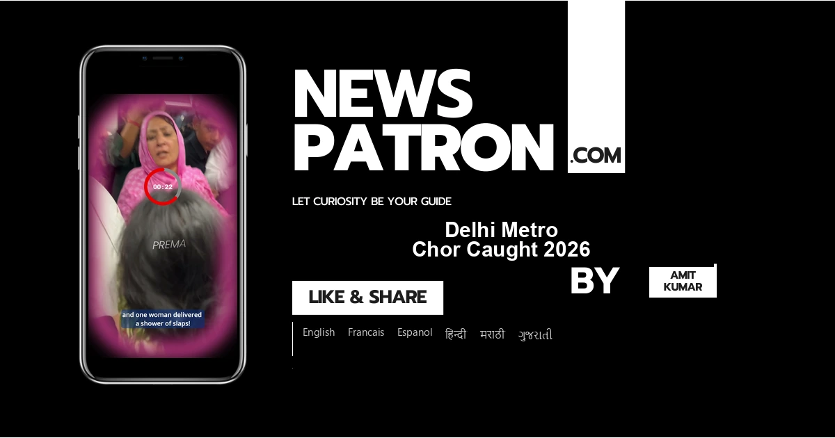 Watch: Alert Passenger Catches Young Thief Red-Handed Inside Delhi Metro