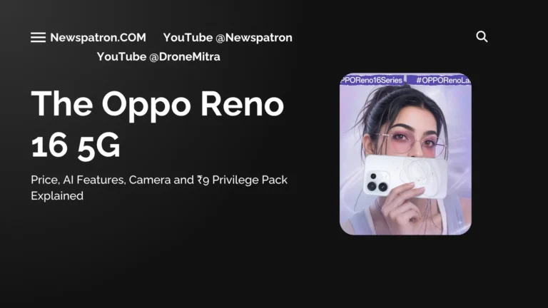 Oppo Reno 16 5G India Launch: Price, AI Features, Camera and Rs9 Privilege Pack Explained